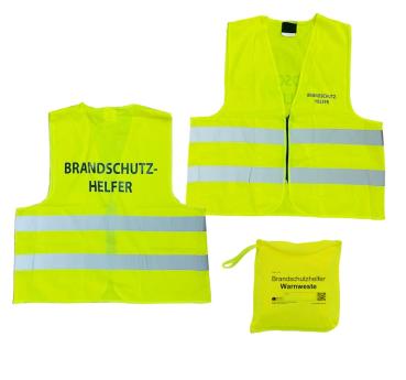Brandschutzhelfer Weste gelb